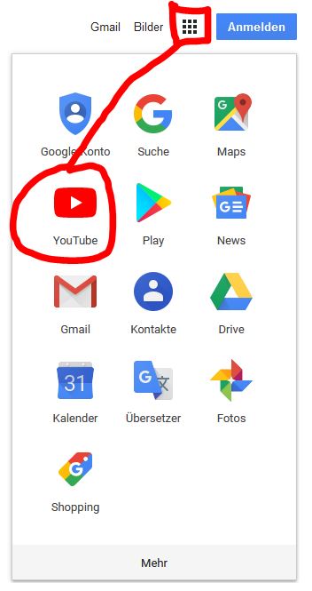 Youtube Kanal erstellen 01 - Google Account