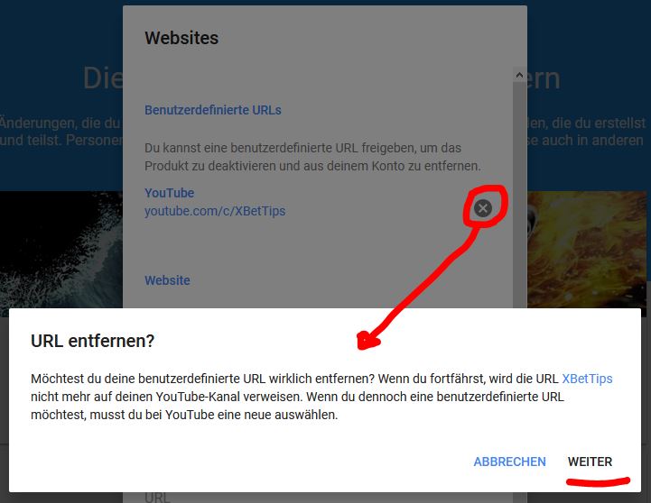 Youtube Kanal URL ändern