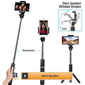 Selfie-Stick-Stativ für Handyvideo