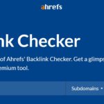 A hrefs Backlink Checker - Kostenloses SEO-Tool