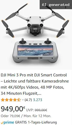 Beste Kamera-Drohne DJI Mini 3 Pro