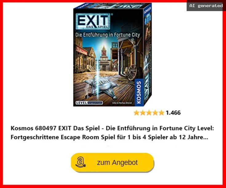 Online Escape Game von Kosmos - Exit Spiel
