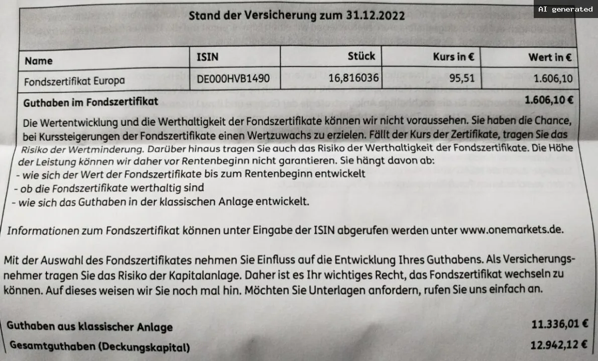 ERGO Rendite Plus Erfahrungen: hohe Kosten, niedrige Rendite 5