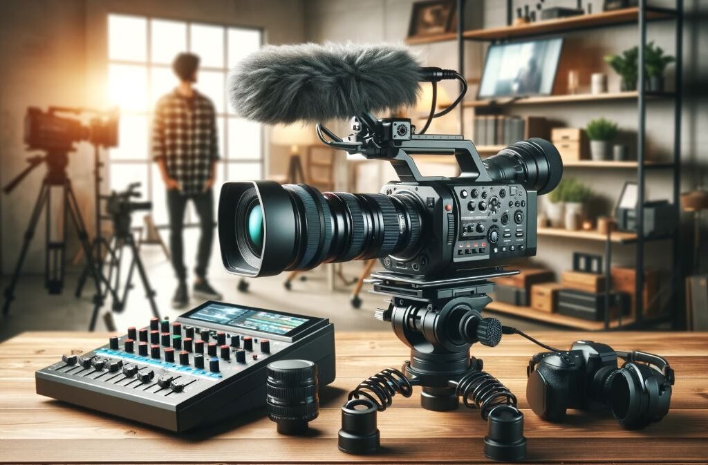 Kamera für Videoproduktion
