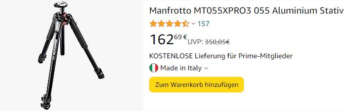 Manfrotto Kamera-Stativ