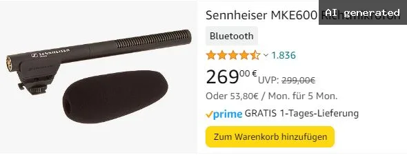 Sennheiser Richtmikrofon