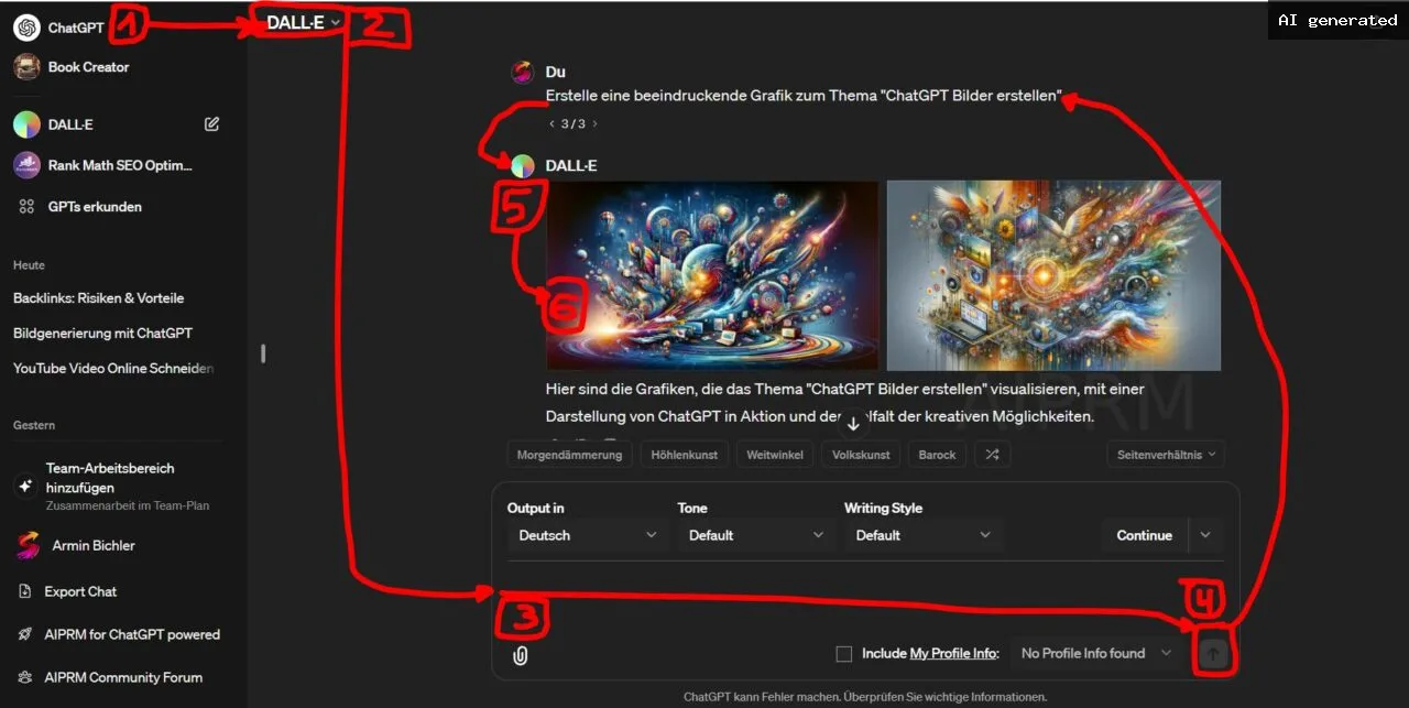 ChatGPT Bilder erstellen: Deine Anleitung für beeindruckende Grafiken 1