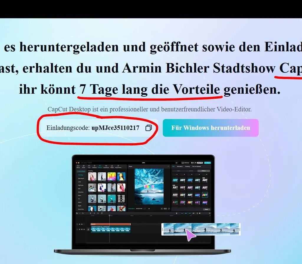 CApcut Pro kostenlos testen