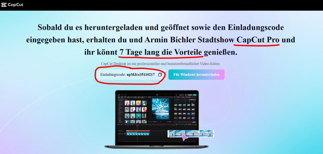 CApcut Pro kostenlos testen
