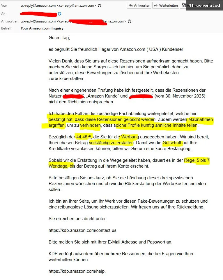 Amazon Bewertungen löschen lassen – Fake-Sterne entfernen 7